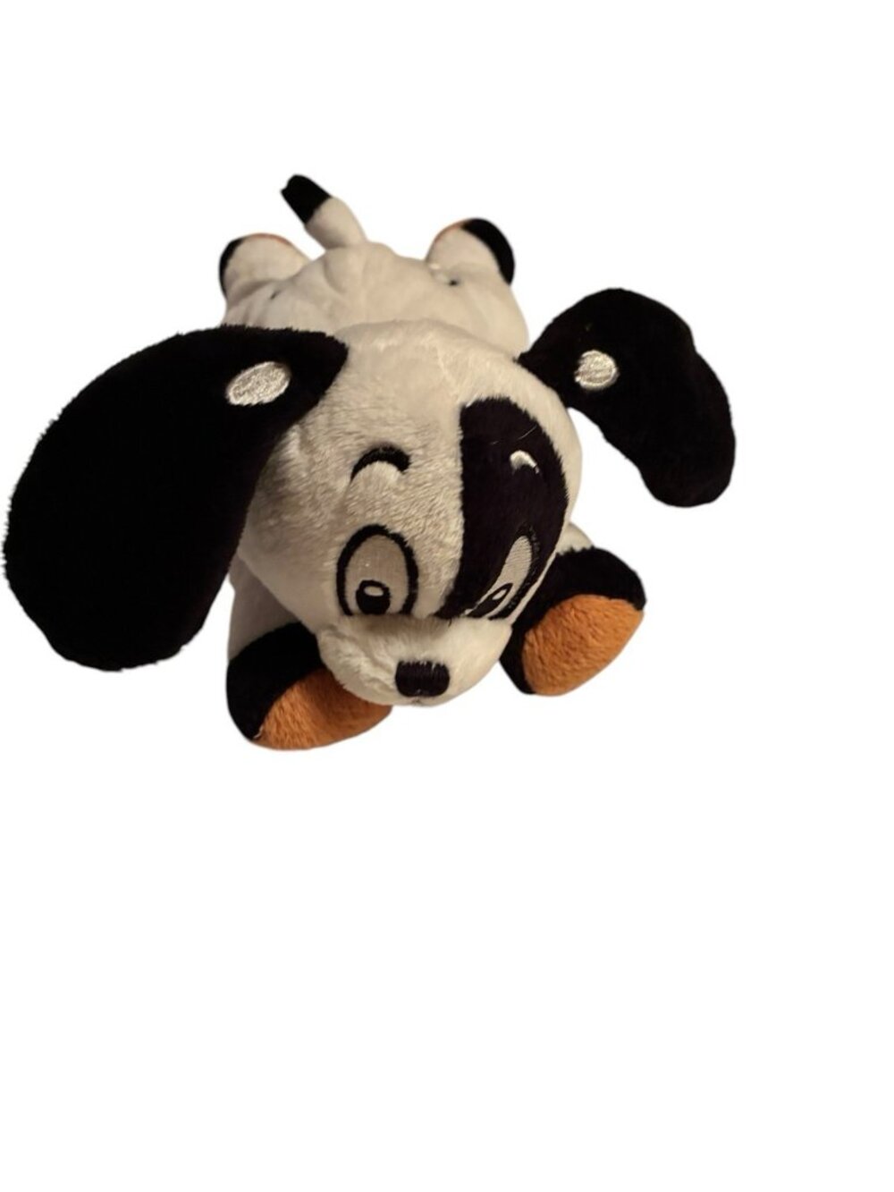 Highlights Spot Dog Plush Stuffed Animal Black White Puppy Toy Red Collar